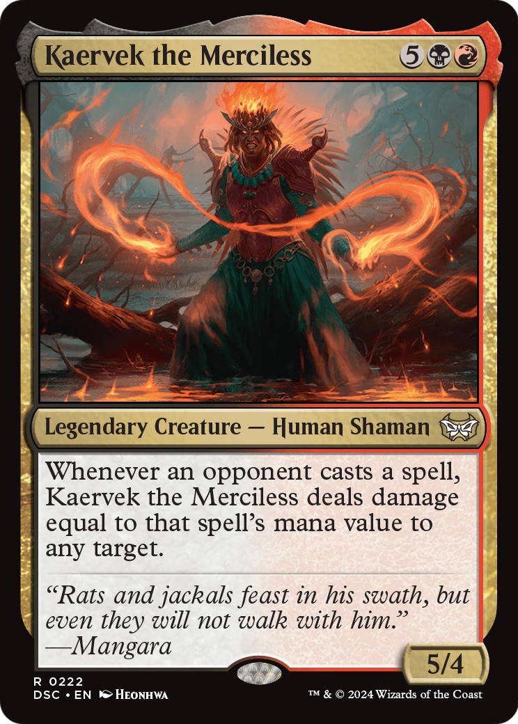 2024 Magic: The Gathering Duskmourn: House of Horror 2024 Magic: The Gathering Duskmourn: House of Horror #222 trading card