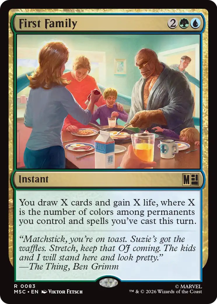 2026 Magic: The Gathering Marvel Super Heroes 2026 Magic: The Gathering Marvel Super Heroes #83 trading card