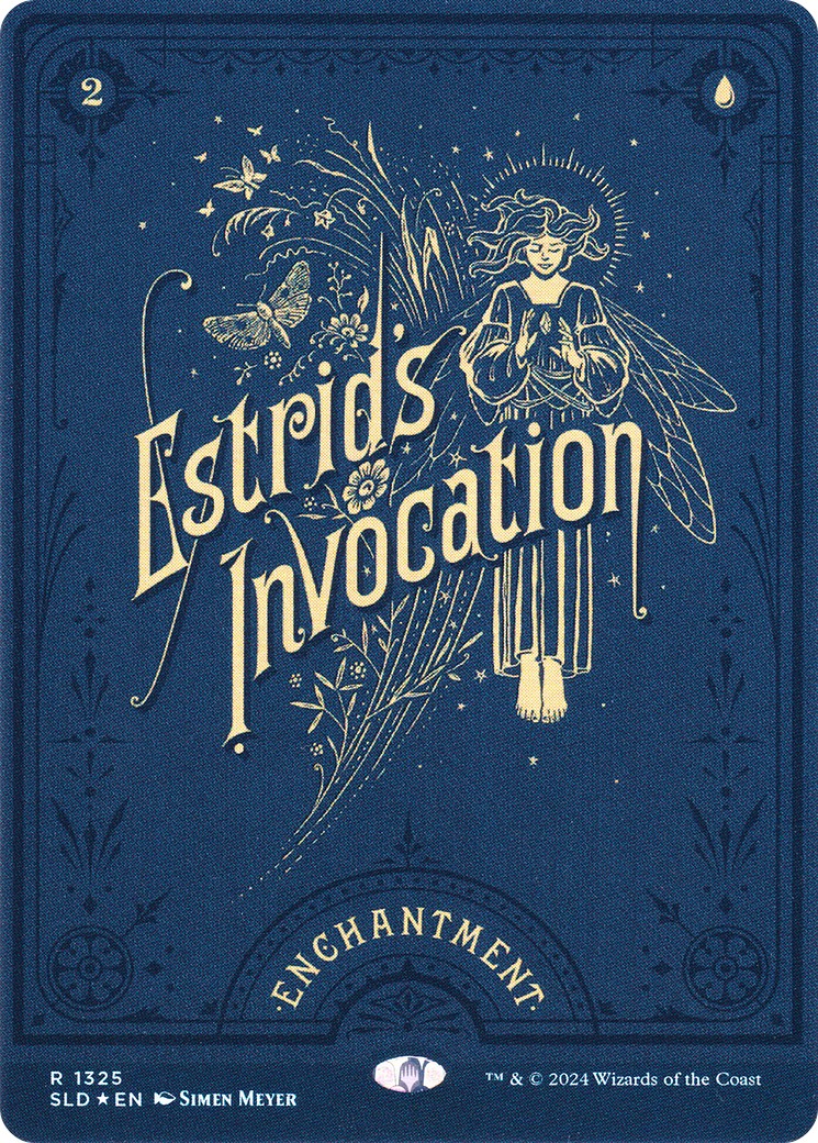 2024 Magic: The Gathering Secret Lair Drop Estrid's Invocation // Estrid's Invocation #1325 trading card