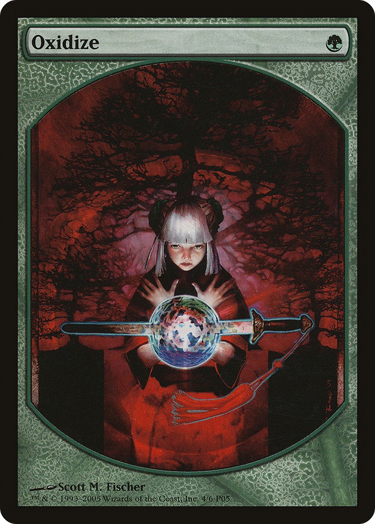 2005 Magic: The Gathering Magic Player Rewards Oxidize #4 trading card