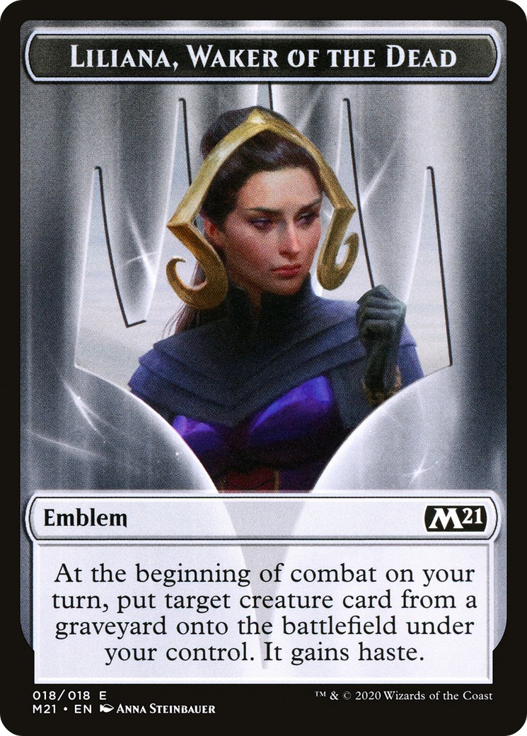 Liliana, Waker of the Dead Emblem - Image 1