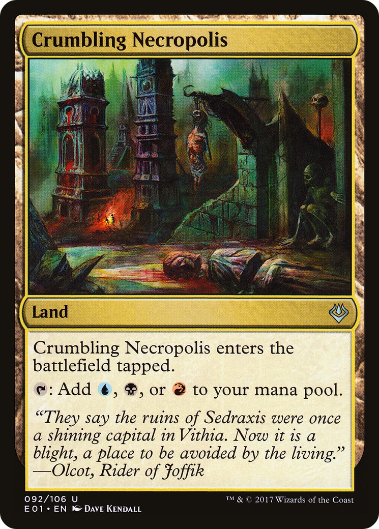 Crumbling Necropolis (Uncommon · Normal) · 2017 · Archenemy: Nicol Bolas
