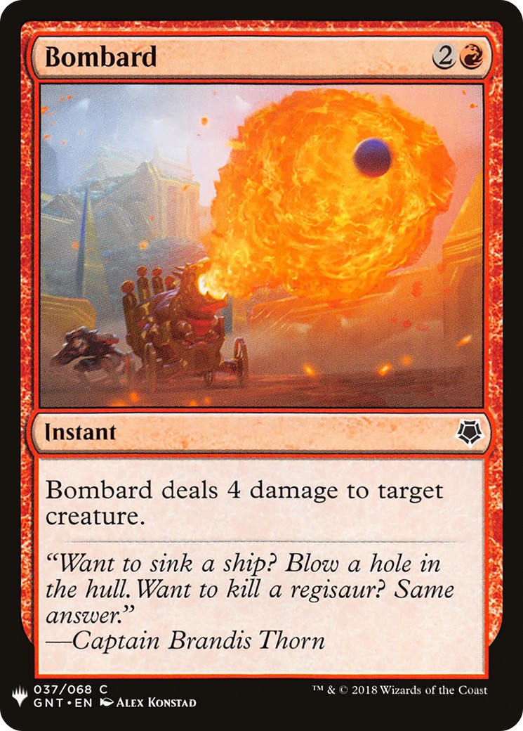 2019 Magic: The Gathering The List 2019 Magic: The Gathering The List #GNT-37 trading card
