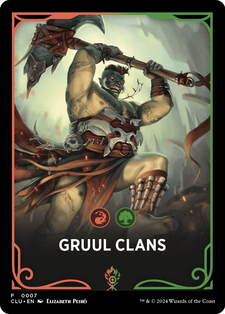 2024 Magic: The Gathering Ravnica: Clue Edition Front Cards Gruul Clans #7 trading card
