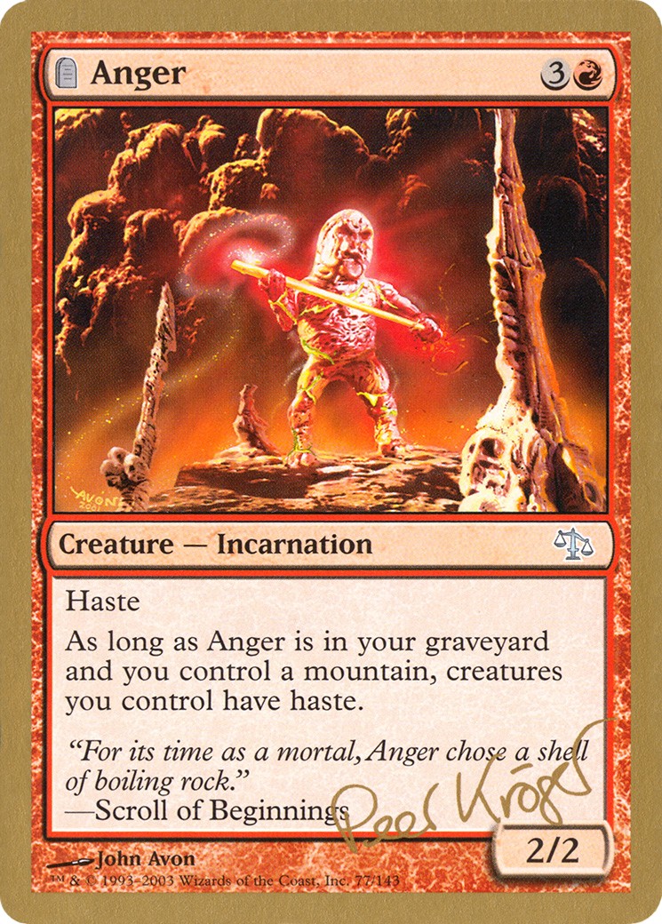 2003 Magic: The Gathering World Championship Decks 2003 Magic: The Gathering World Championship Decks #pk77 trading card