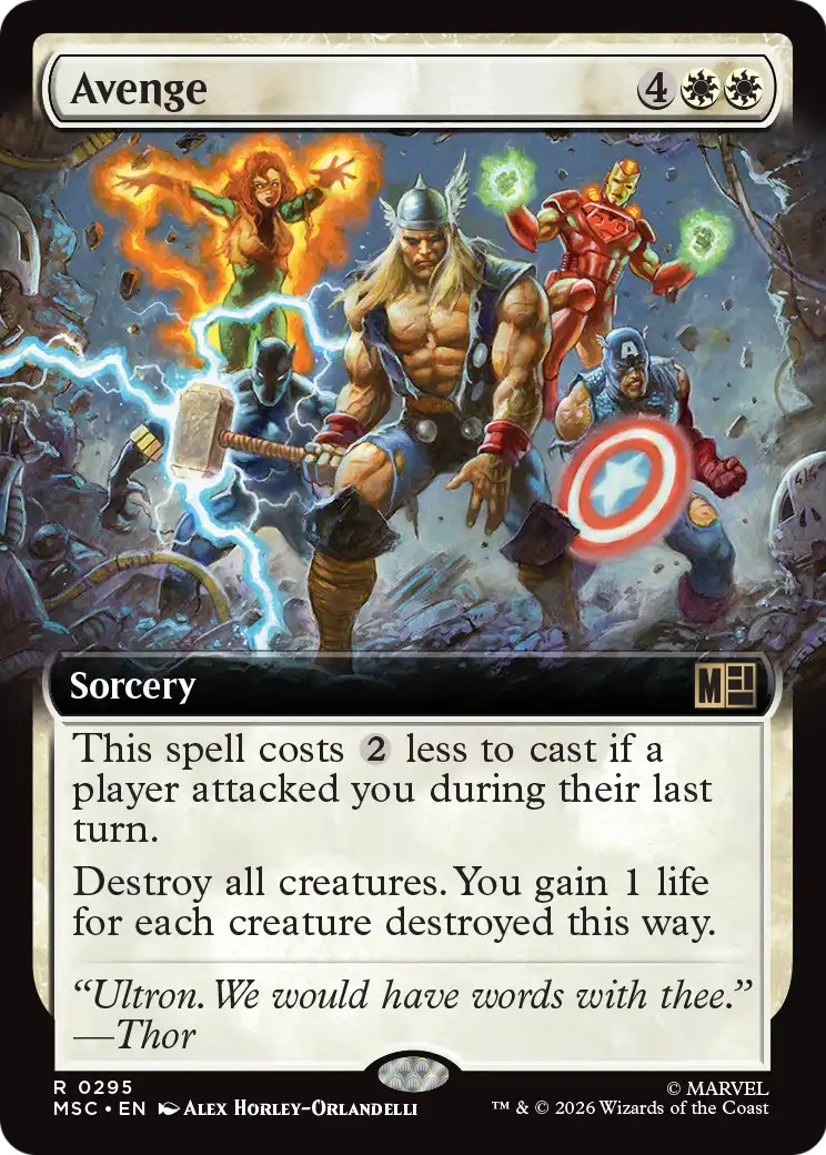 2026 Magic: The Gathering Marvel Super Heroes 2026 Magic: The Gathering Marvel Super Heroes #295 trading card
