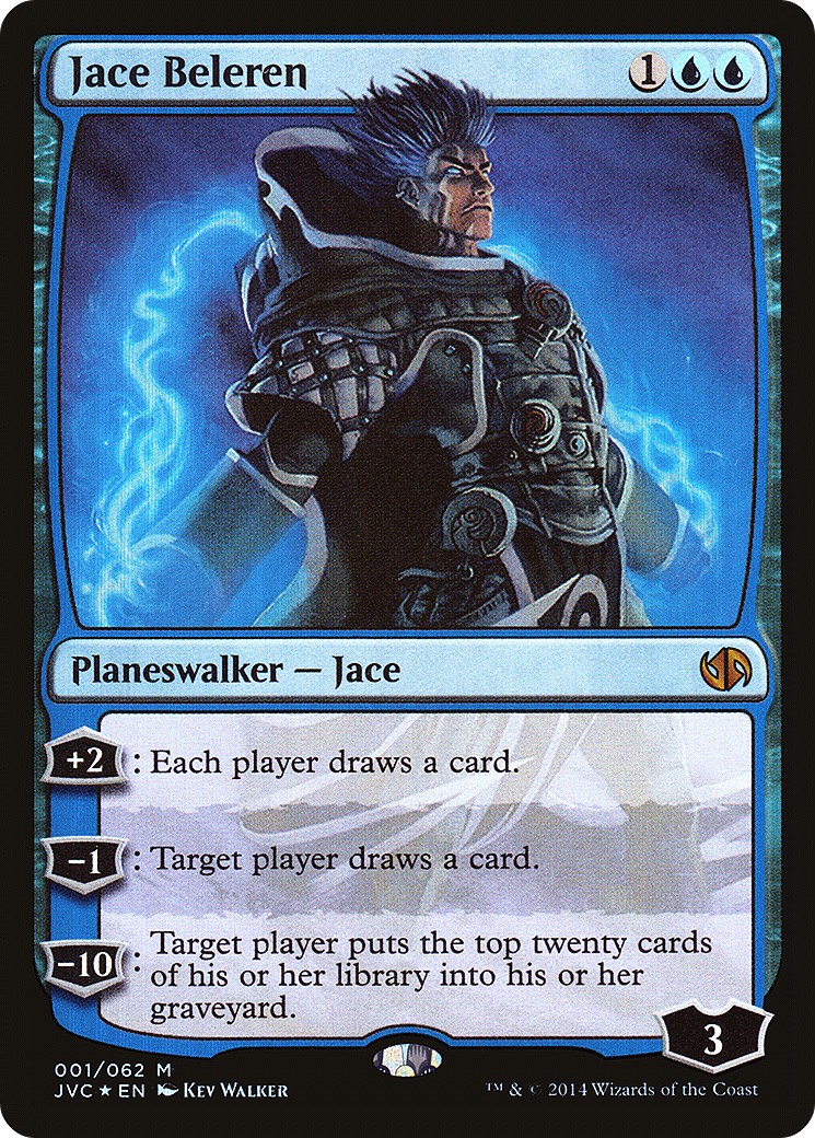 2014 Magic: The Gathering Duel Decks Anthology: Jace vs. Chandra Jace Beleren #1 trading card