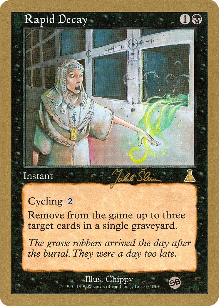 1999 Magic: The Gathering World Championship Decks 1999 Magic: The Gathering World Championship Decks #js67sb trading card