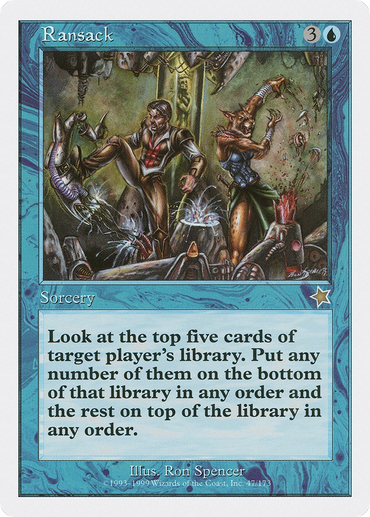 1999 Magic: The Gathering Starter 1999 Magic: The Gathering Starter #47 trading card