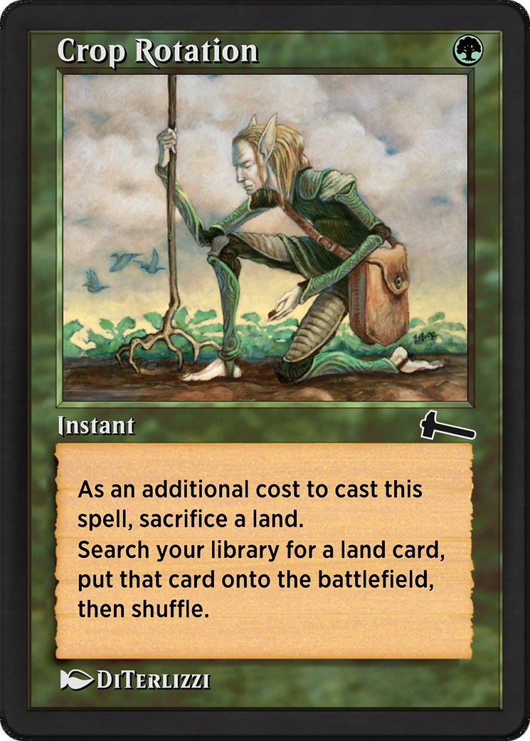 2025 Magic: The Gathering Arena Anthology 3 Crop Rotation #16 trading card