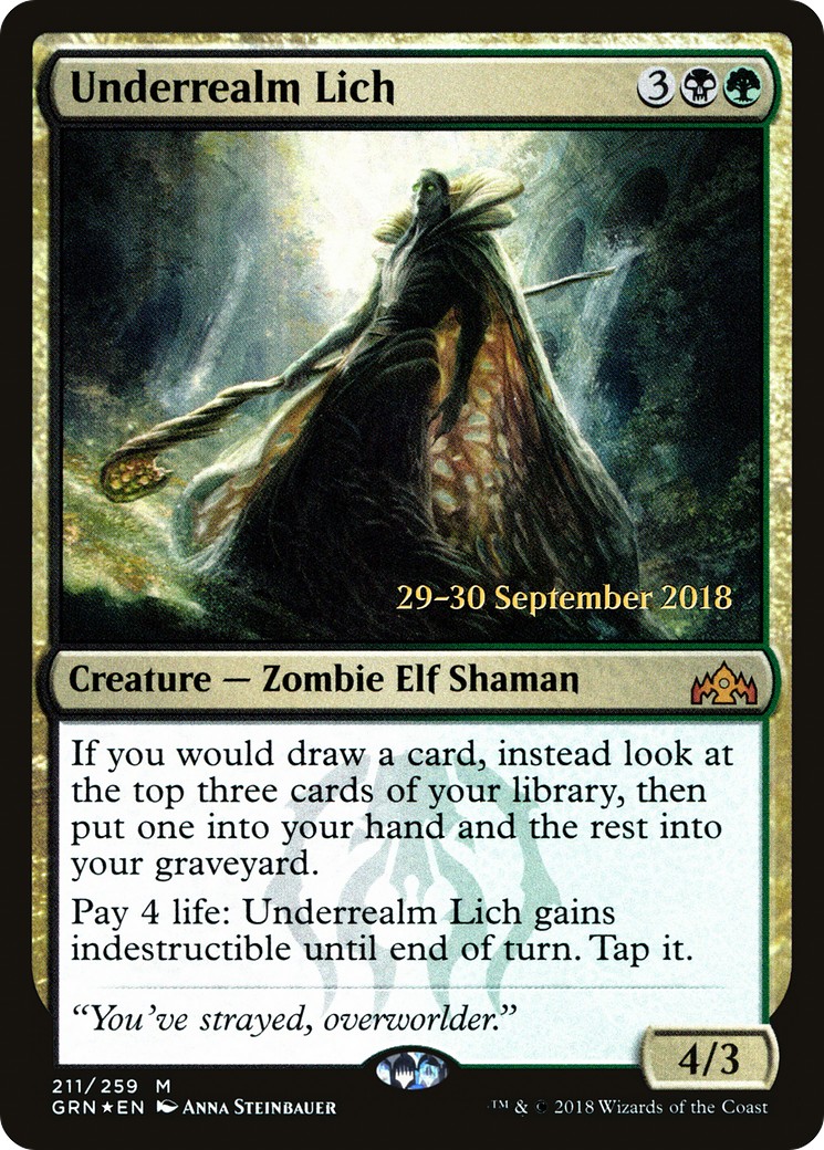 2018 Magic: The Gathering Guilds of Ravnica Promos 2018 Magic: The Gathering Guilds of Ravnica Promos #211s trading card