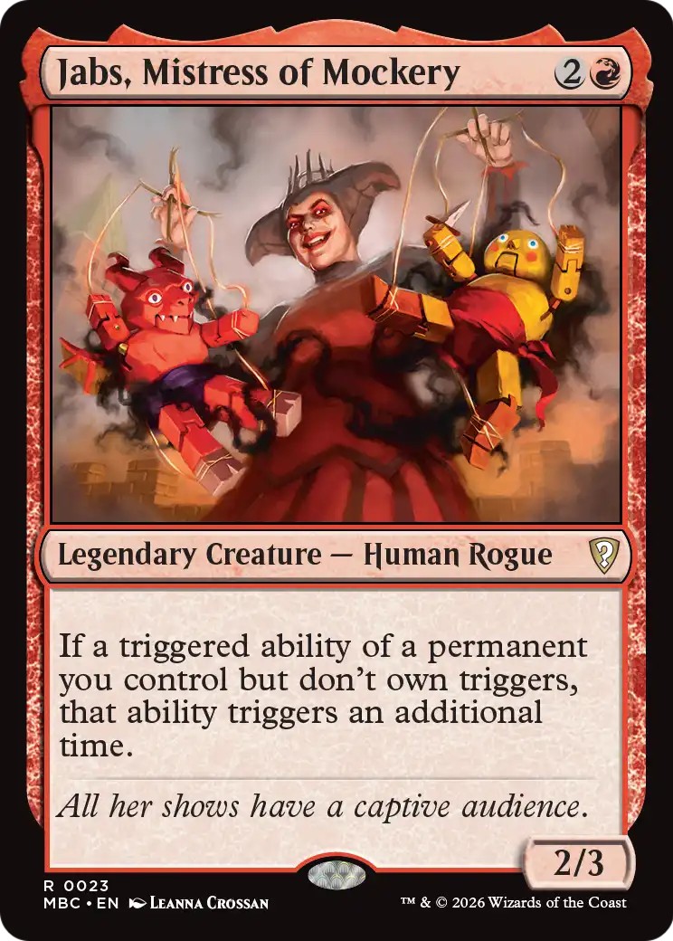 Jabs, Mistress of Mockery (Rare · Normal)