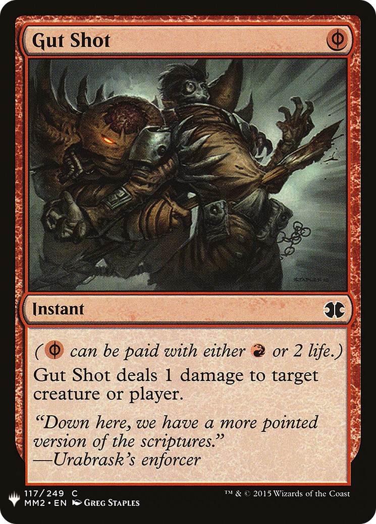 2019 Magic: The Gathering The List 2019 Magic: The Gathering The List #MM2-117 trading card