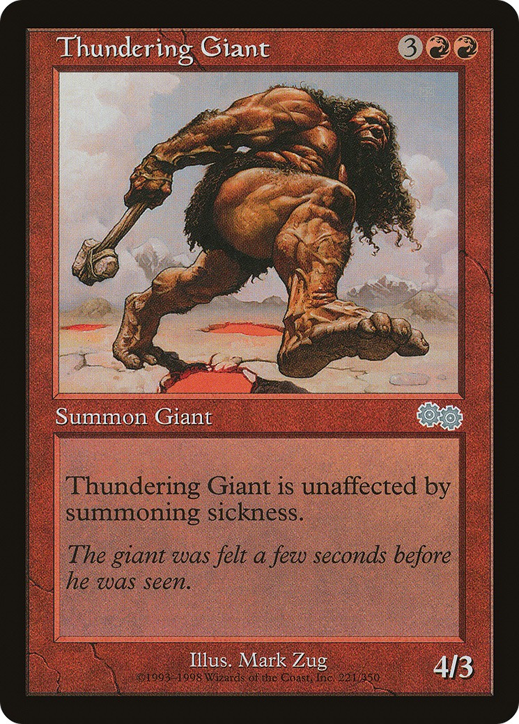 1998 Magic: The Gathering Urza's Saga 1998 Magic: The Gathering Urza's Saga #221 trading card