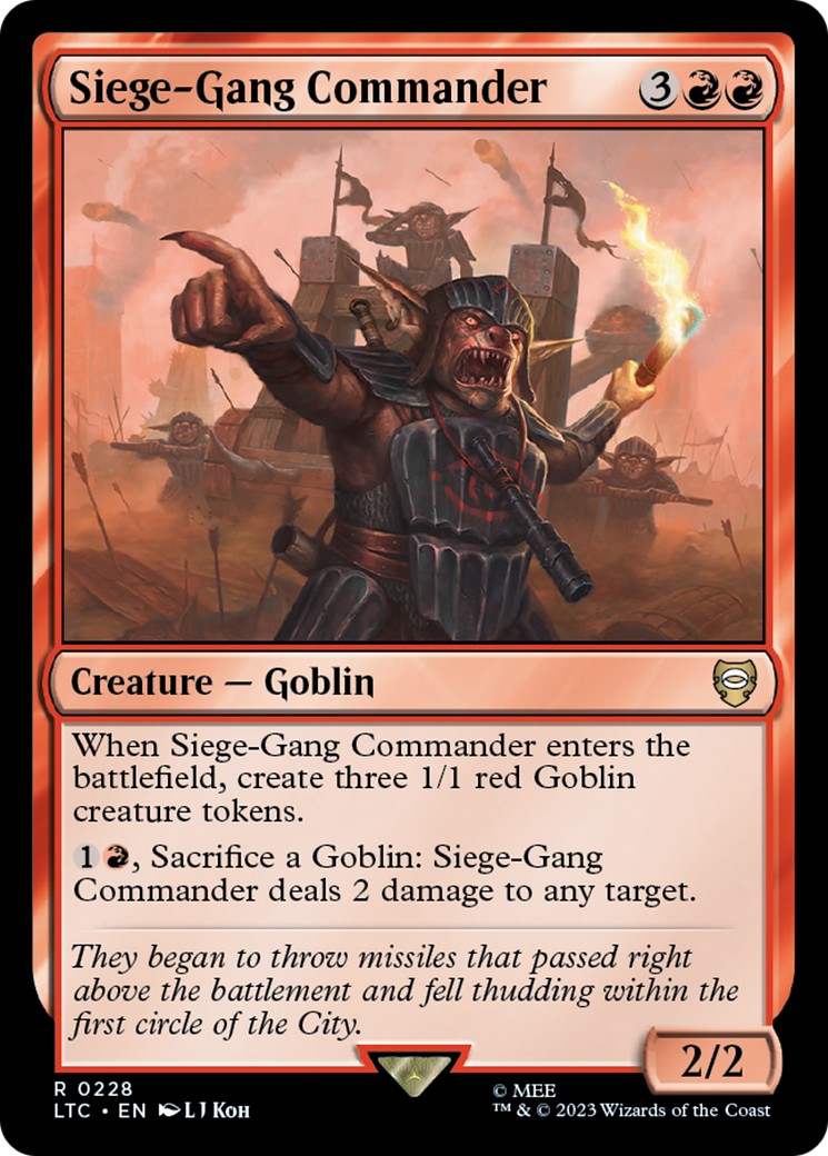 2023 Magic: The Gathering Tales of Middle-earth 2023 Magic: The Gathering Tales of Middle-earth #228 trading card