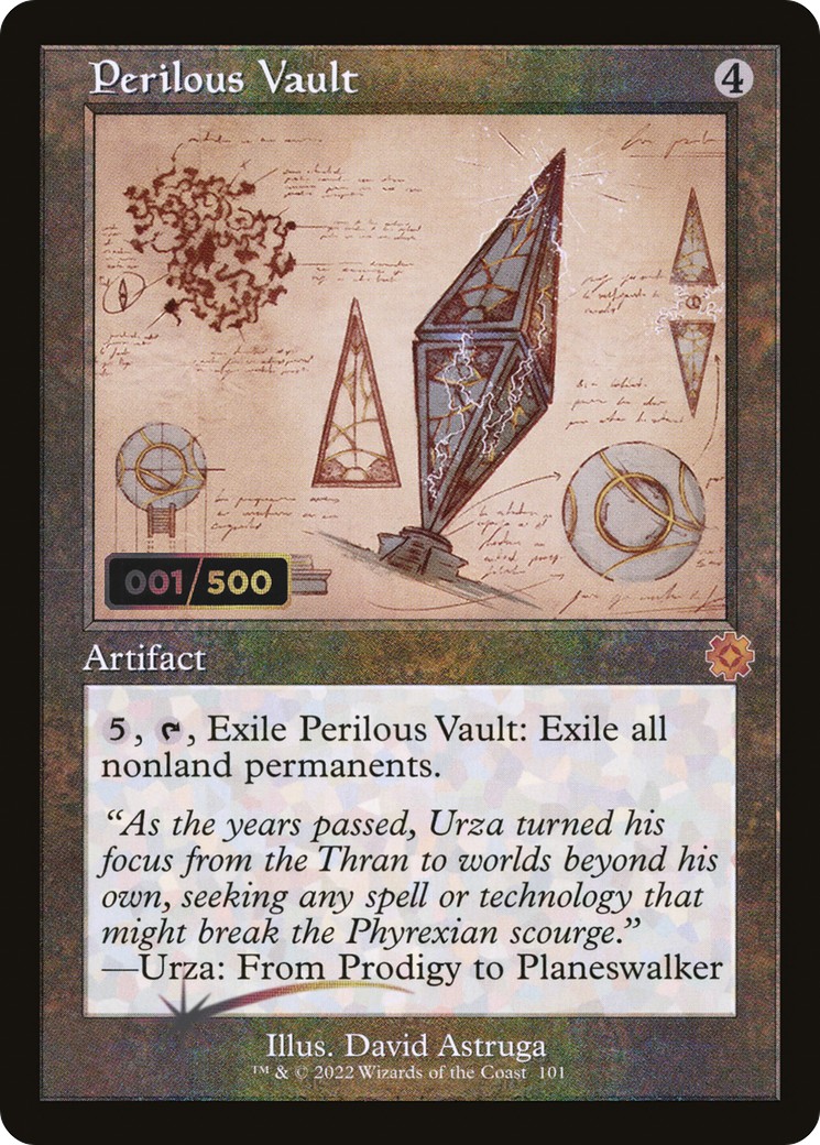 2022 Magic: The Gathering The Brothers' War Retro Artifacts Perilous Vault #101z trading card