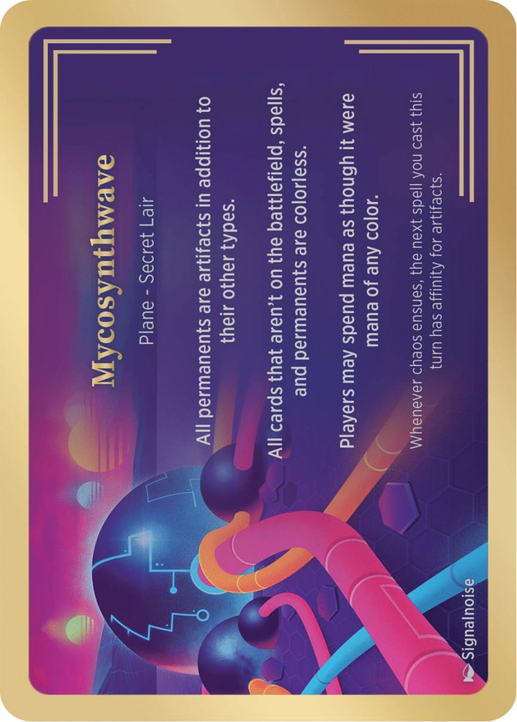 2025 Magic: The Gathering Secret Lair Showcase Planes Mycosynthwave #8 trading card