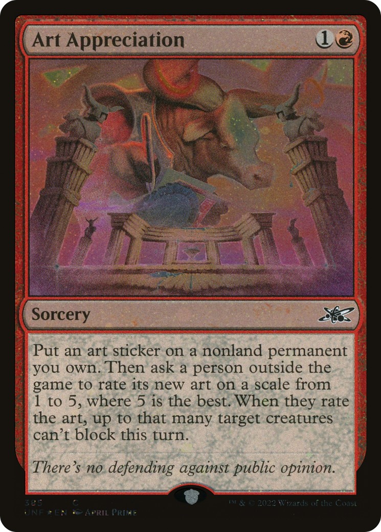 2022 Magic: The Gathering Unfinity 2022 Magic: The Gathering Unfinity #385 trading card