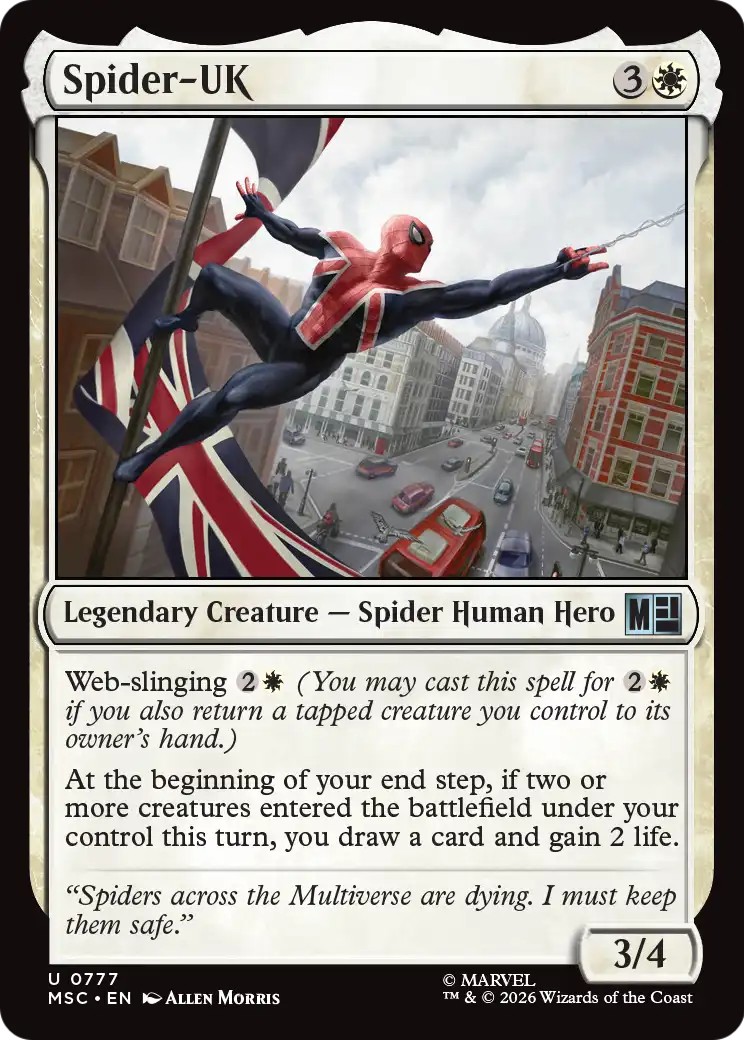 2026 Magic: The Gathering Marvel Super Heroes 2026 Magic: The Gathering Marvel Super Heroes #777 trading card