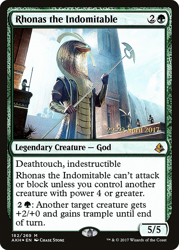 2017 Magic: The Gathering Amonkhet Promos 2017 Magic: The Gathering Amonkhet Promos #182s trading card