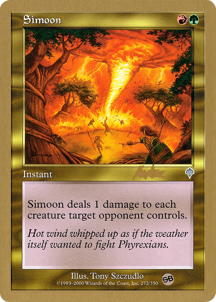 2002 Magic: The Gathering World Championship Decks 2002 Magic: The Gathering World Championship Decks #bk272sb trading card