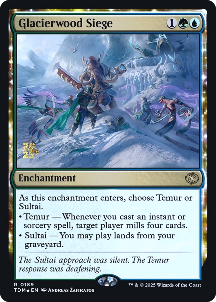 2025 Magic: The Gathering Tarkir: Dragonstorm Promos 2025 Magic: The Gathering Tarkir: Dragonstorm Promos #189s trading card