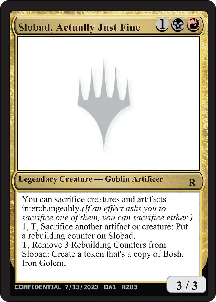 Slobad, Actually Just Fine - Image 1