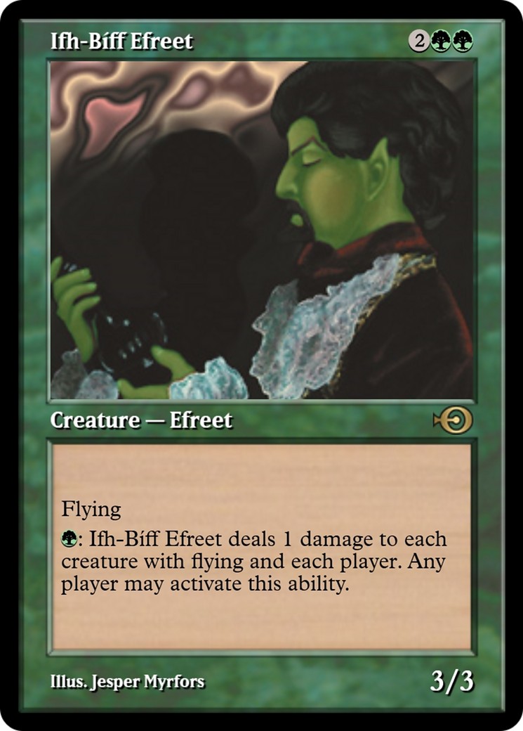 2012 Magic: The Gathering Magic Online Promos Ifh-Bíff Efreet #213 trading card