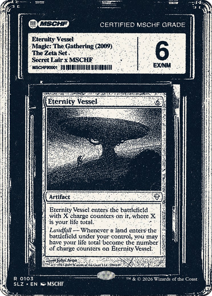 2026 Magic: The Gathering The Zeta Set Eternity Vessel #103 trading card