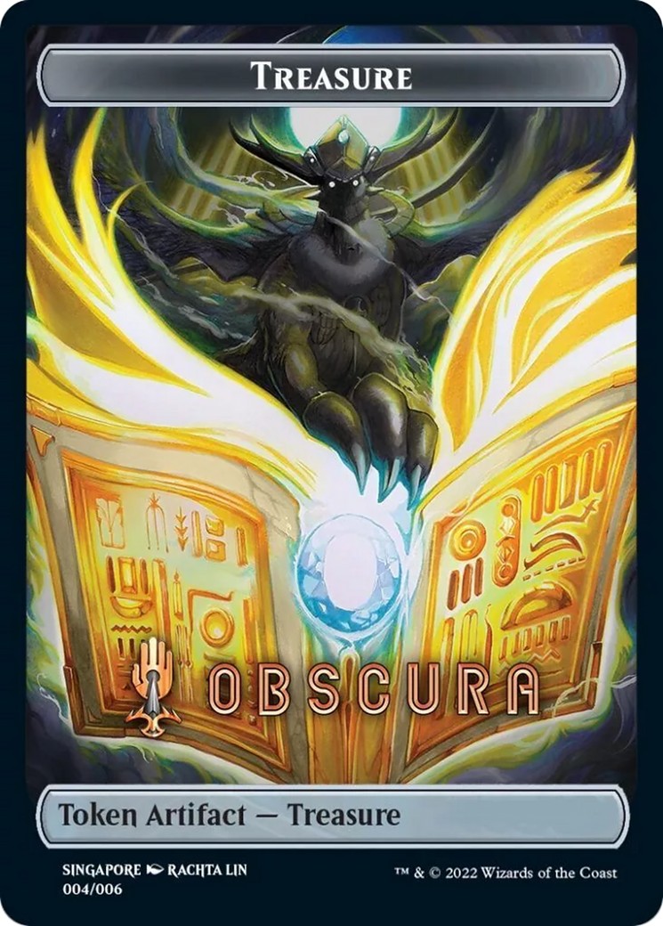 2022 Magic: The Gathering Streets of New Capenna Southeast Asia Tokens Treasure #4 trading card