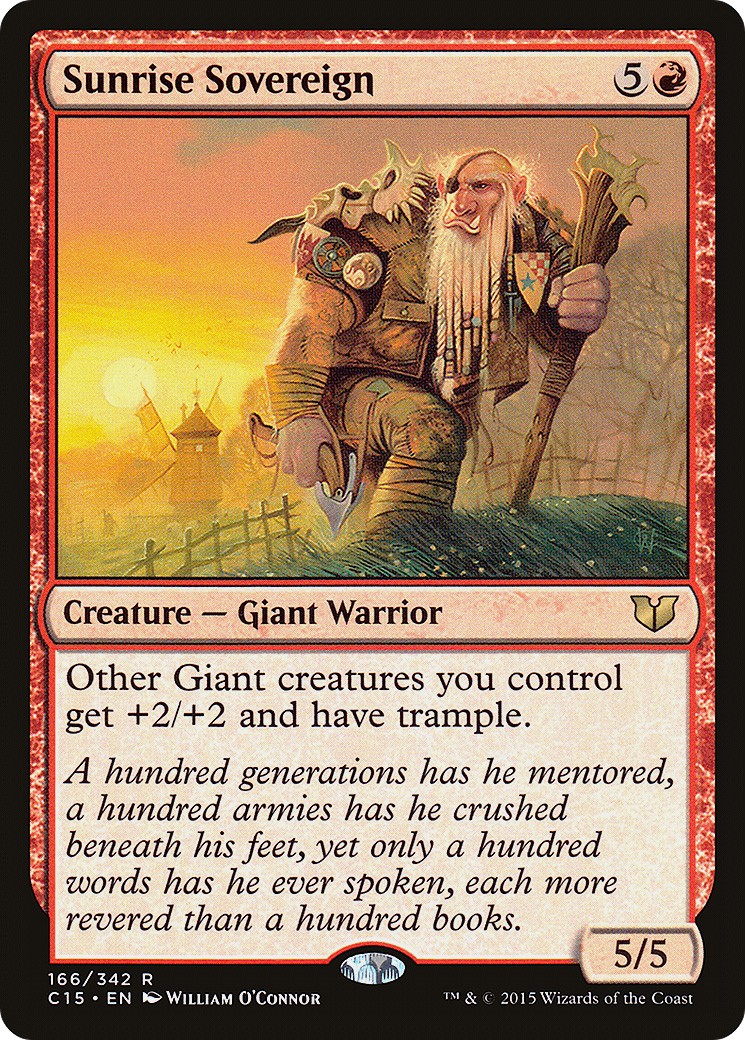 2015 Magic: The Gathering Commander 2015 Magic: The Gathering Commander #166 trading card