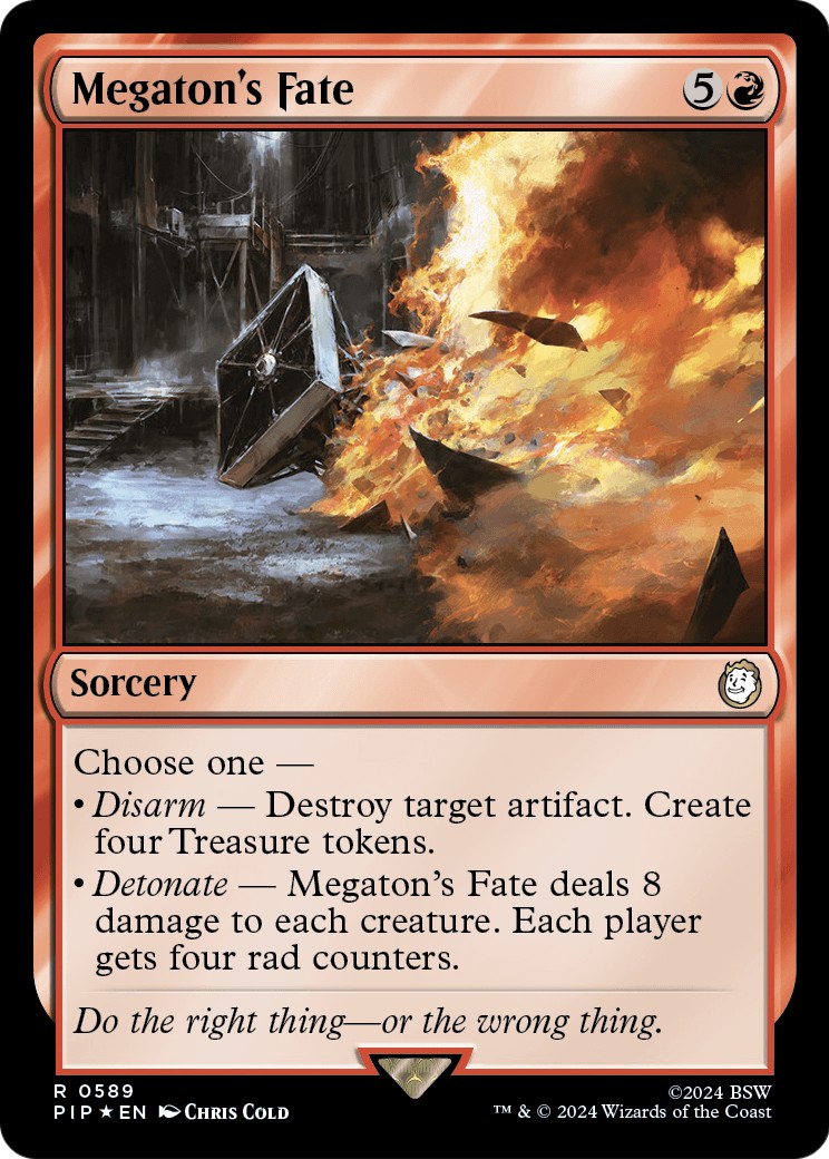 2024 Magic: The Gathering Fallout 2024 Magic: The Gathering Fallout #589 trading card