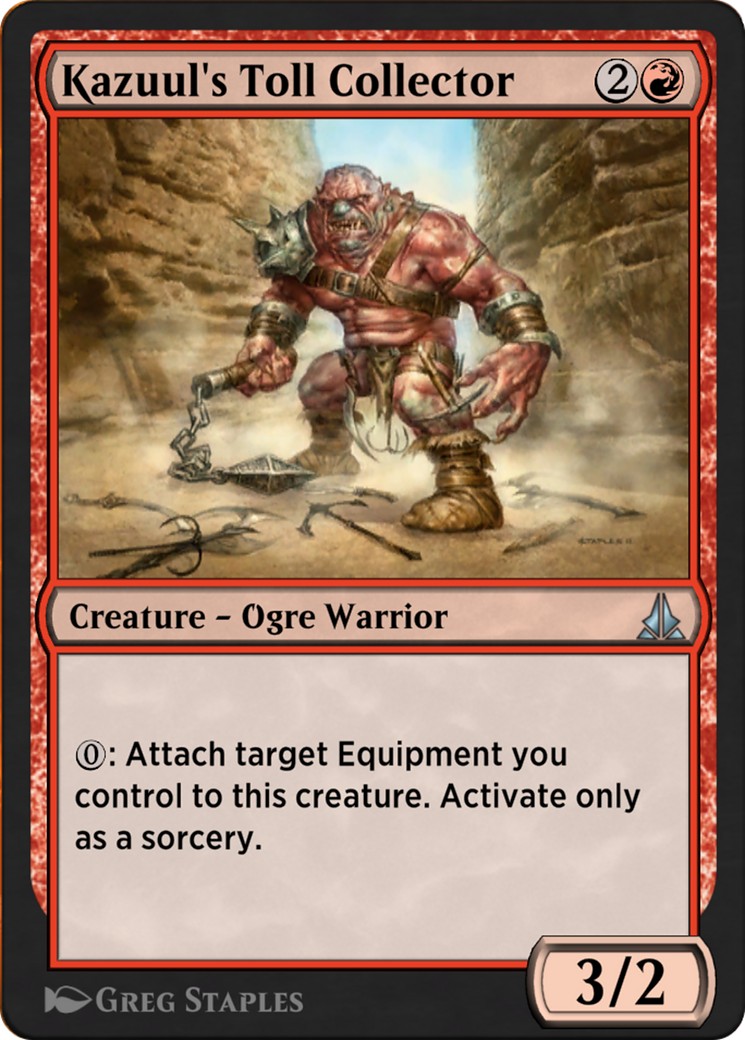 2025 Magic: The Gathering Pioneer Anthology 1 Kazuul's Toll Collector #5 trading card