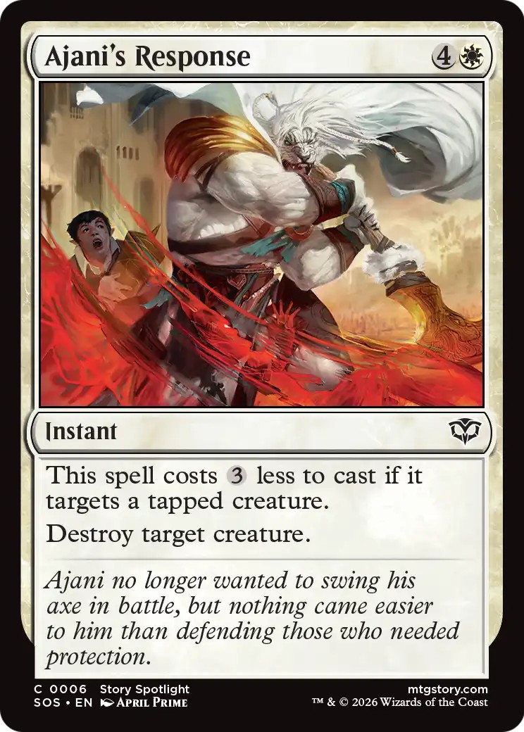 Ajani's Response - Image 1