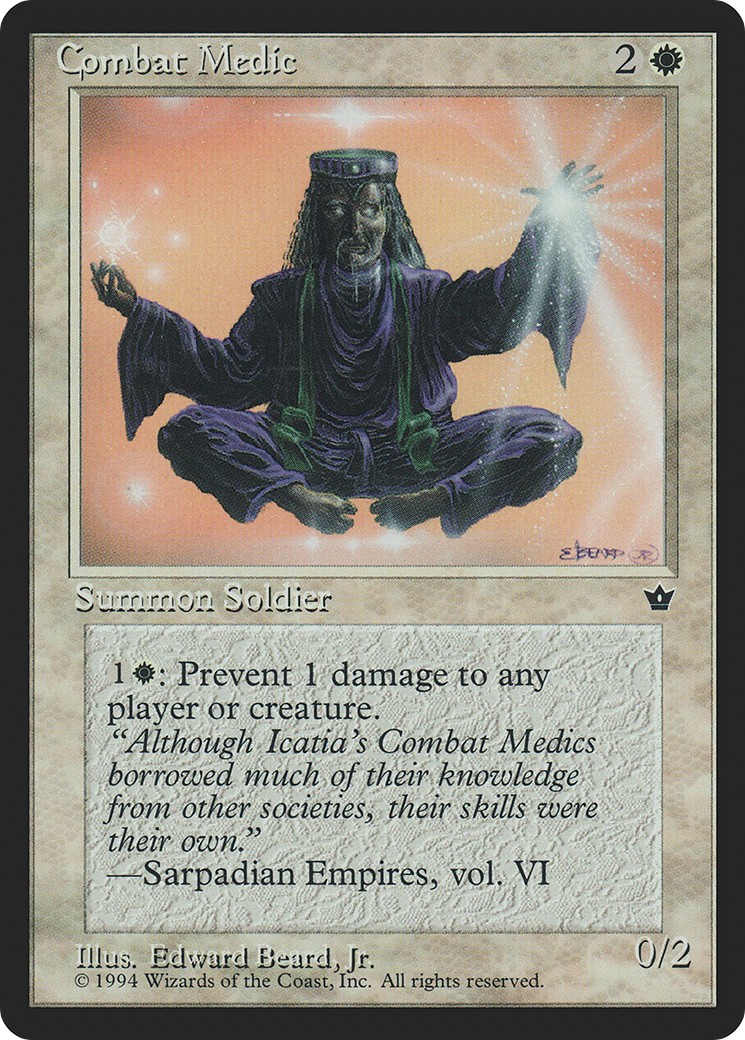 1994 Magic: The Gathering Fallen Empires 1994 Magic: The Gathering Fallen Empires #1a trading card