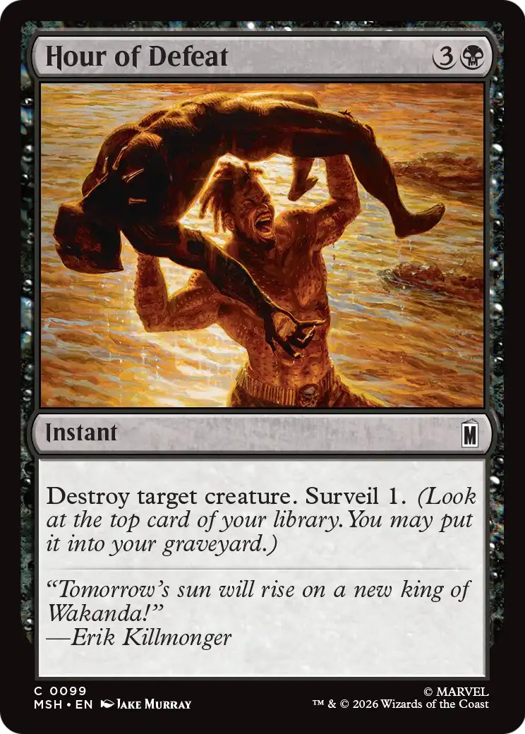 2026 Magic: The Gathering Marvel Super Heroes 2026 Magic: The Gathering Marvel Super Heroes #99 trading card