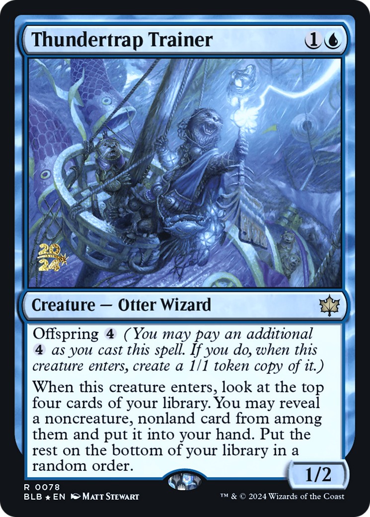2024 Magic: The Gathering Bloomburrow Promos 2024 Magic: The Gathering Bloomburrow Promos #78s trading card