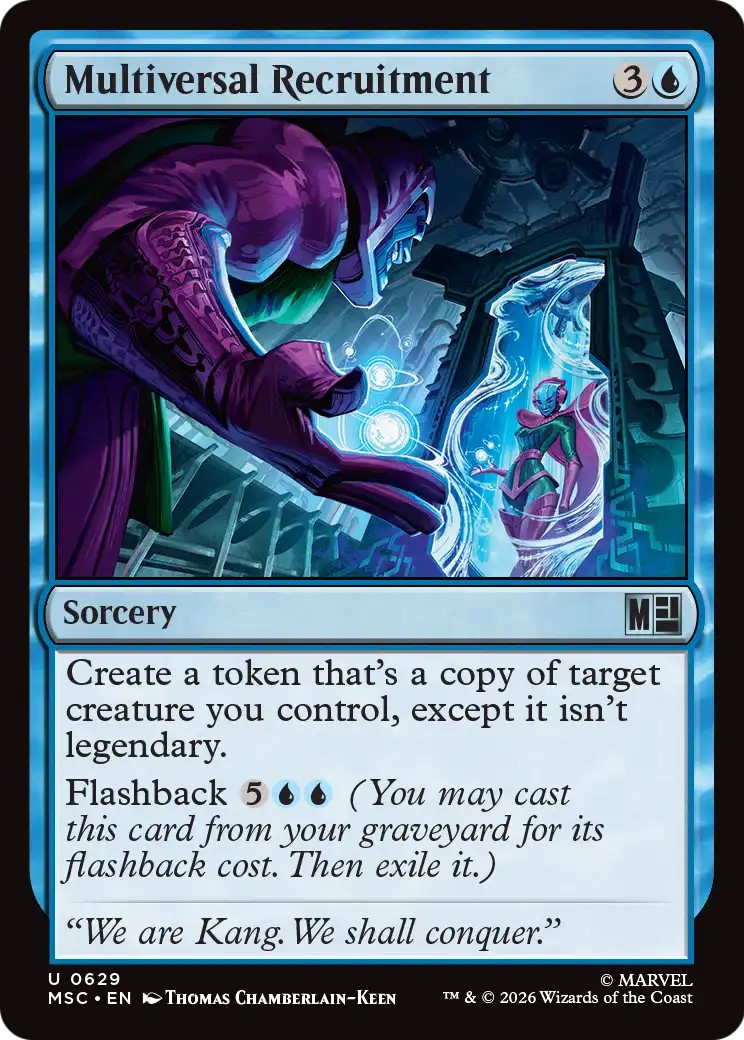 2026 Magic: The Gathering Marvel Super Heroes 2026 Magic: The Gathering Marvel Super Heroes #629 trading card