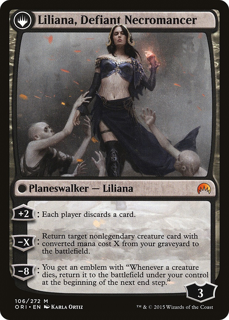 Liliana, Heretical Healer // Liliana, Defiant Necromancer thumbnail 2