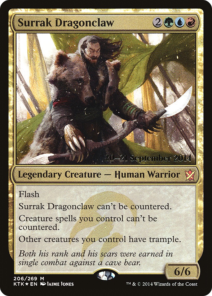 2014 Magic: The Gathering Khans of Tarkir Promos 2014 Magic: The Gathering Khans of Tarkir Promos #206s trading card