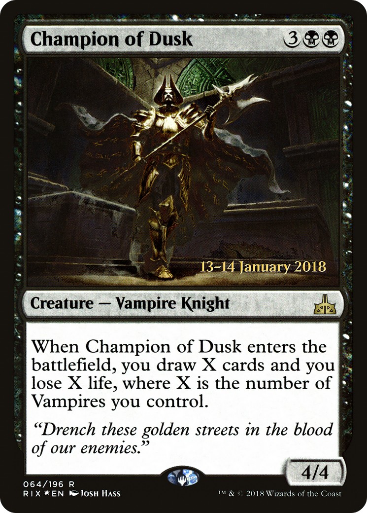 2018 Magic: The Gathering Rivals of Ixalan Promos 2018 Magic: The Gathering Rivals of Ixalan Promos #64s trading card