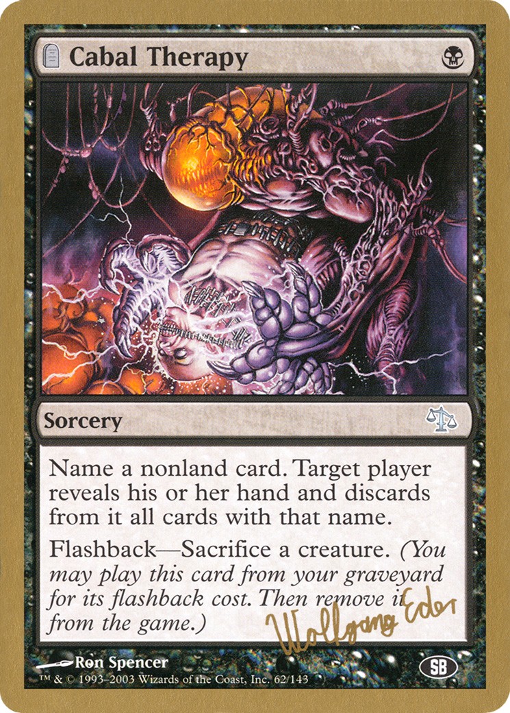 2003 Magic: The Gathering World Championship Decks 2003 Magic: The Gathering World Championship Decks #we62sb trading card
