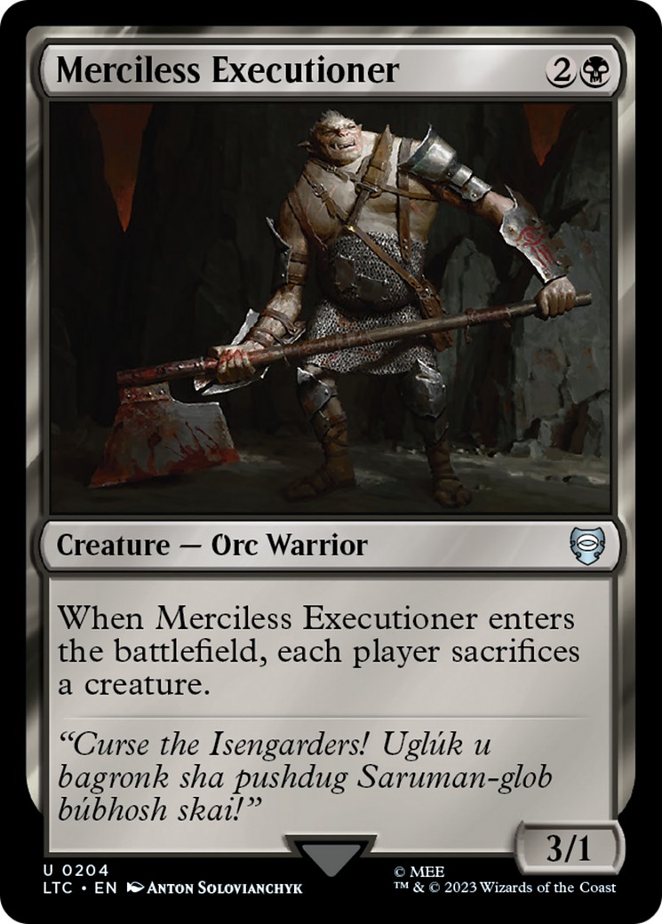 2023 Magic: The Gathering Tales of Middle-earth 2023 Magic: The Gathering Tales of Middle-earth #204 trading card