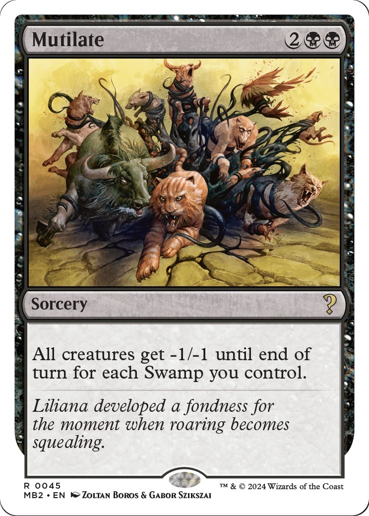 2024 Magic: The Gathering Mystery Booster 2 2024 Magic: The Gathering Mystery Booster 2 #45 trading card