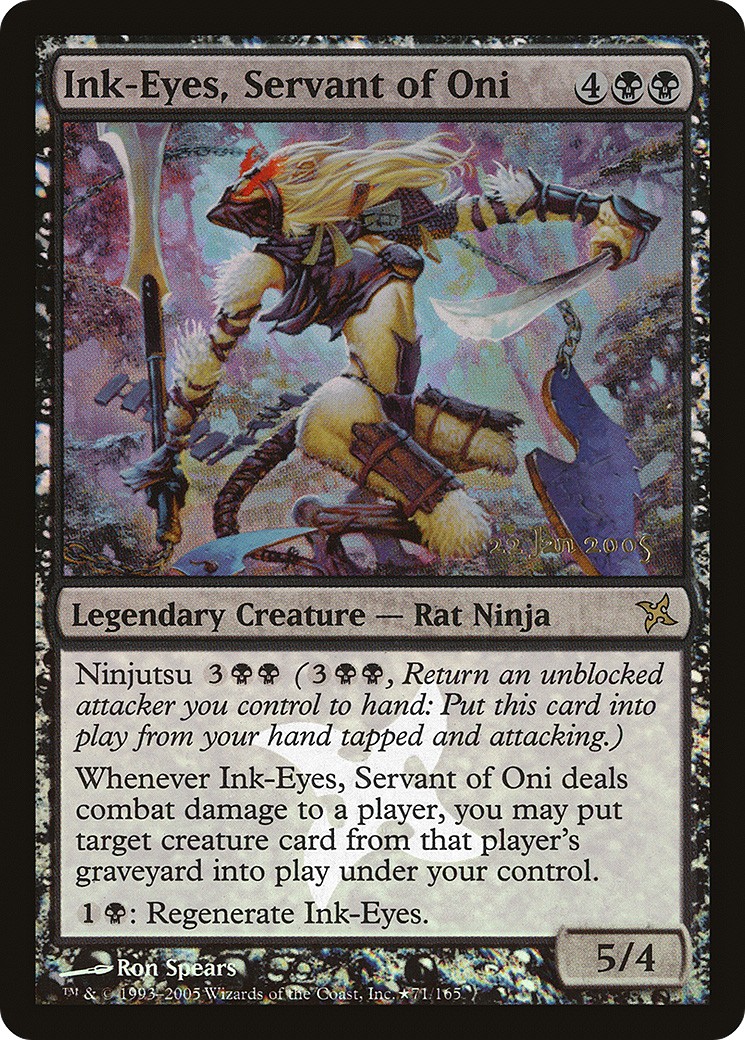 2005 Magic: The Gathering Betrayers of Kamigawa Promos Ink-Eyes, Servant of Oni #71★ trading card