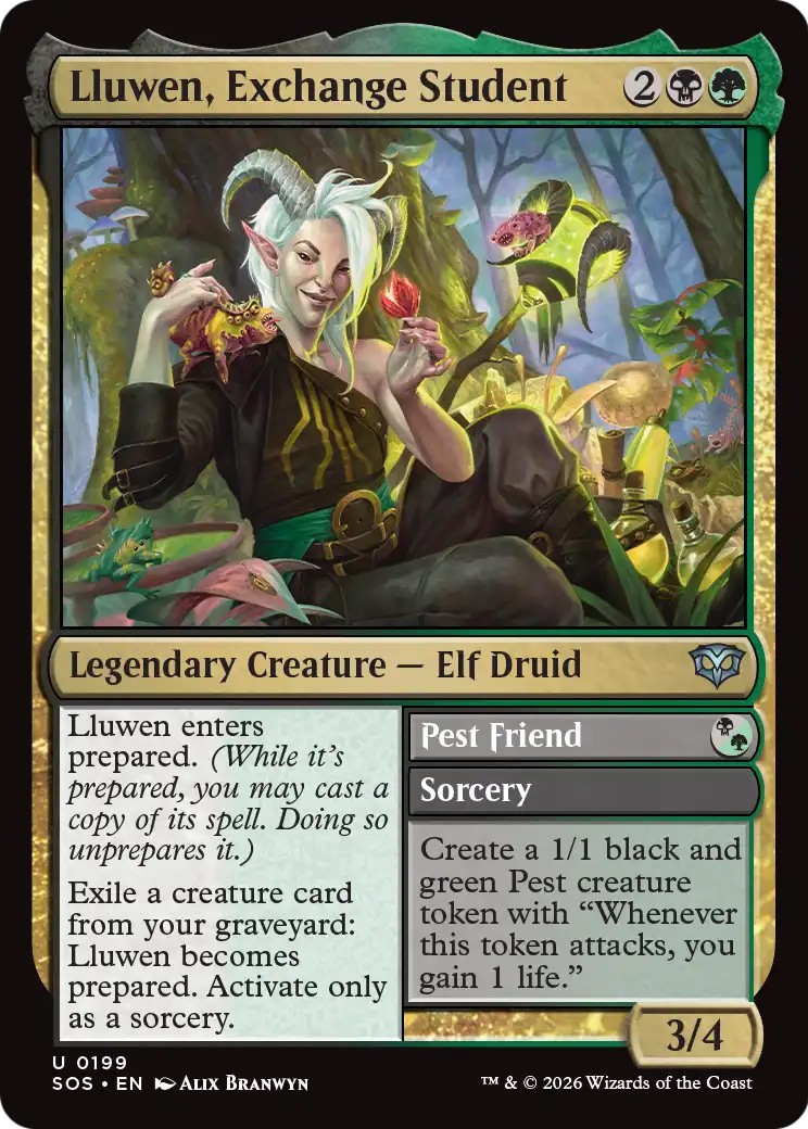 Lluwen, Exchange Student // Pest Friend - Image 1