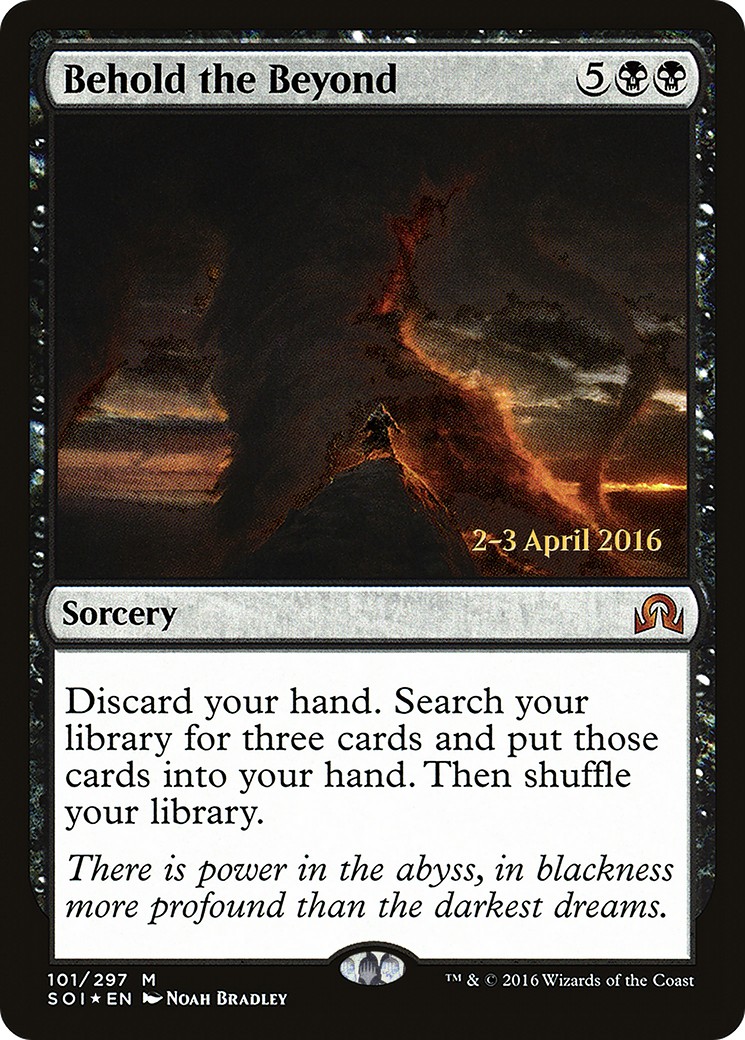 2016 Magic: The Gathering Shadows over Innistrad Promos Behold the Beyond #101s trading card