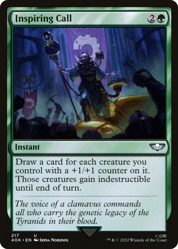 2022 Magic: The Gathering Warhammer 40,000 2022 Magic: The Gathering Warhammer 40,000 #217 trading card