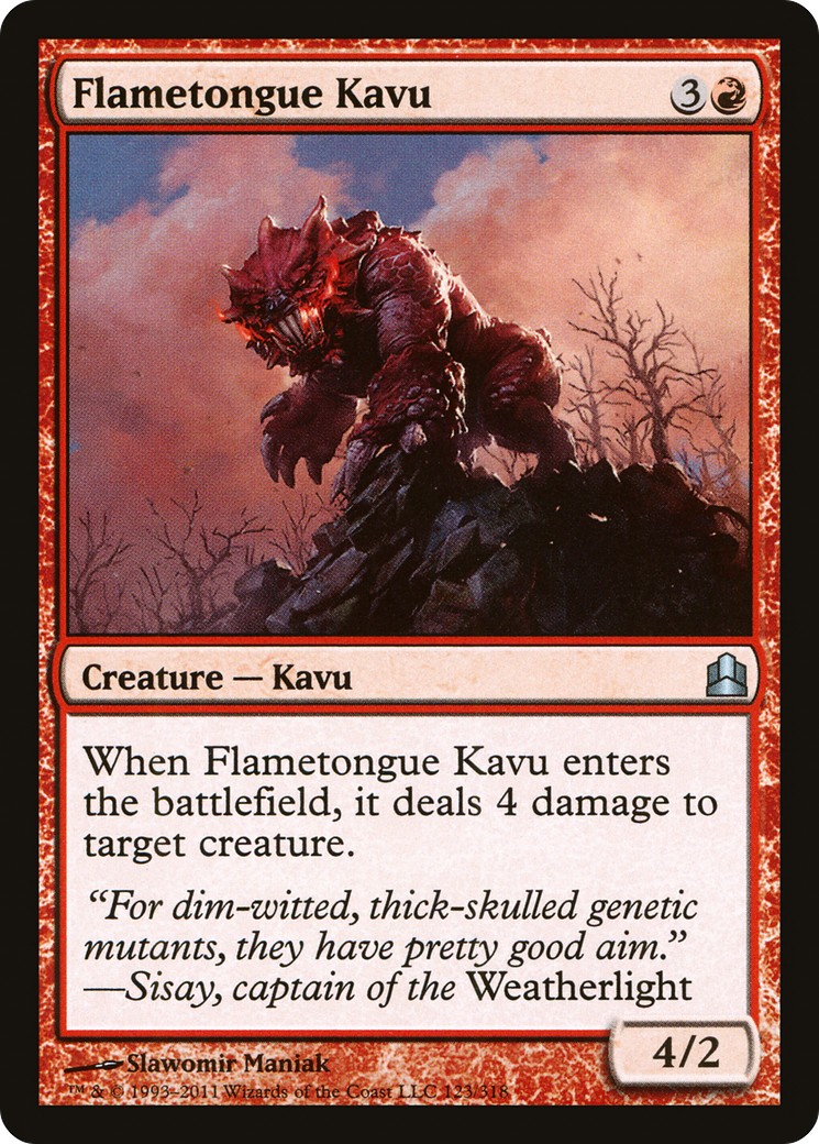 Flametongue Kavu - Image 1