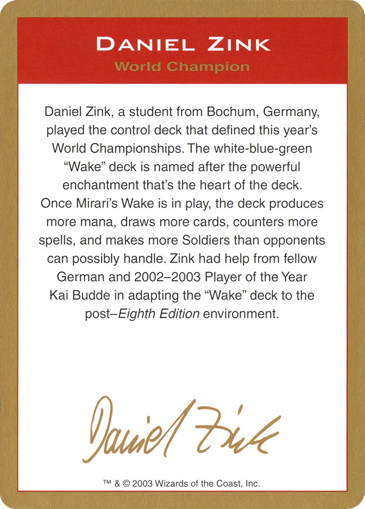 Daniel Zink Bio - Image 1